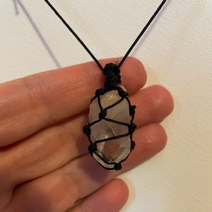 Handmade Quartz Crystal Necklace